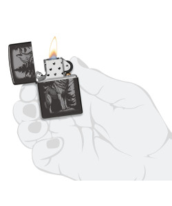 Zippo šķiltavas 47117 Howling Wolf Design Zippo šķiltavas 47117 Howling Wolf Design