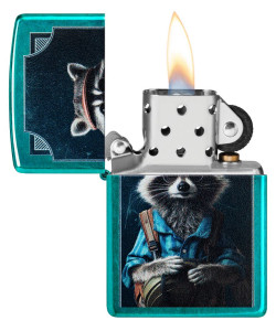 Зажигалка Zippo 47130 Refined Raccoon Design Зажигалка Zippo 47130 Refined Raccoon Design