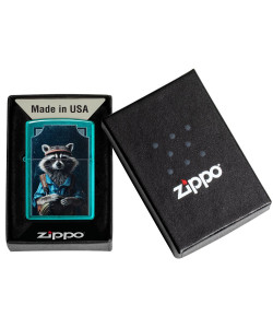 Зажигалка Zippo 47130 Refined Raccoon Design Зажигалка Zippo 47130 Refined Raccoon Design
