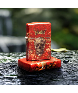 Zippo šķiltavas 47132 King Skull Design