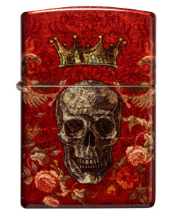 Zippo šķiltavas 47132 King Skull Design