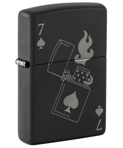 Zippo Lighter 47134 Lucky 7 Design