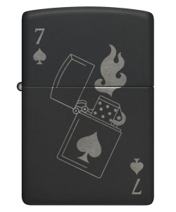 Zippo Lighter 47134 Lucky 7 Design