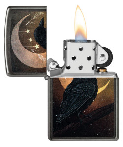 Зажигалка Zippo 47135 Raven Moon Design Зажигалка Zippo 47135 Raven Moon Design