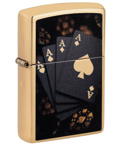 Zippo Lighter 47141 Lucky Aces Design Zippo Lighter 47141 Lucky Aces Design