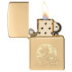 Zippo Lighter 47147 Moon Dragon Design