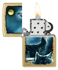 Zippo šķiltavas 47189 Wolf Song Design