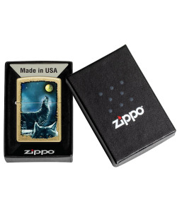 Zippo šķiltavas 47189 Wolf Song Design