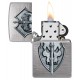 Zippo Lighter 48372 Medieval Mythological Design