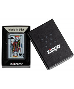 Zippo Lighter 48488 King Of Spades Design