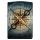 Zippo Lighter 48562 Compass Ghost Design