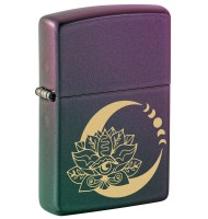 Zippo Lighter 48587 Lotus Moon Design