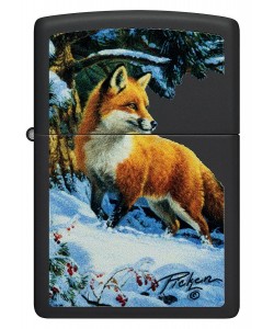 Зажигалка Zippo 48596 Linda Picken Fox in Snow