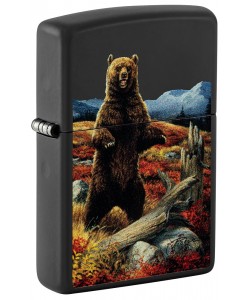 Zippo Lighter 48597 Linda Picken Grizzly