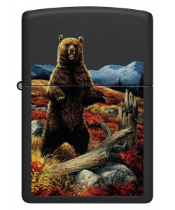 Zippo Lighter 48597 Linda Picken Grizzly