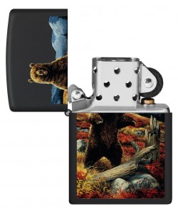 Zippo Lighter 48597 Linda Picken Grizzly