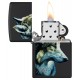 Zippo Lighter 48598 Linda Picken Wolf Head