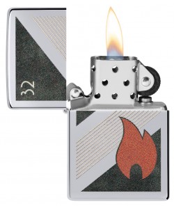 Zippo Lighter 48623 Zippo 32 Flame Design