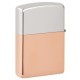 Zippo Lighter 48694 Bimetal Case - Sterling Silver Lid