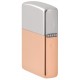 Zippo Lighter 48694 Bimetal Case - Sterling Silver Lid