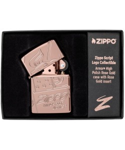 Zippo Lighter 48768 Armor® Script Collectible