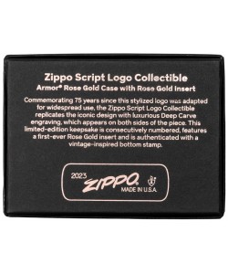 Зажигалка Zippo 48768 Armor® Script Collectible