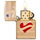 Zippo Lighter 49303  Armor™ Heart and Sword Design