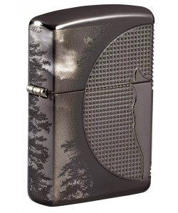 Zippo Lighter 49353 Armor® Wolf Design