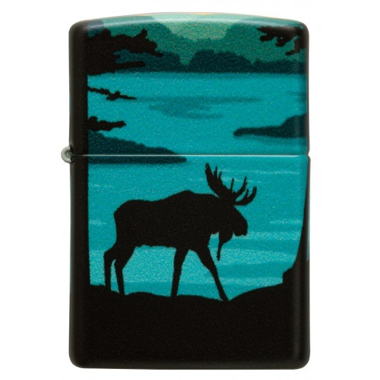 Zippo Lighter 49481 Moose Landscape Design
