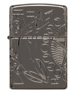 Zippo Lighter 49689 Armor® Wicca Design