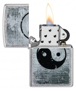 Zippo Lighter 49772 Ying Yang Design