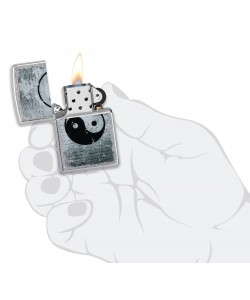 Zippo Lighter 49772 Ying Yang Design