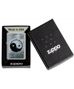 Zippo Lighter 49772 Ying Yang Design