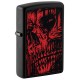 Zippo Lighter 49775 Red Skull Design