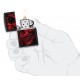 Zippo Lighter 49775 Red Skull Design