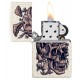 Zippo Lighter 49786 Skullshroom Design