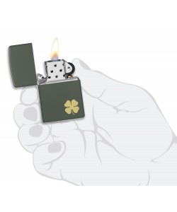 Zippo Lighter 49796 Four Leaf Clover