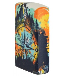 Zippo Lighter 49805 Compass Design