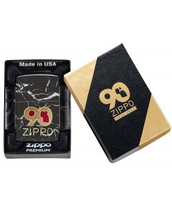 Zippo Lighter 49864 90th Anniversary Special Commemorative Packaging