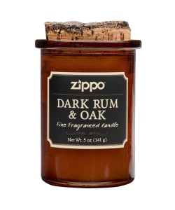 Ароматическая свеча Zippo Dark Rum & Oak (Темный ром и дуб)