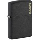 Zippo Lighter 236ZL Classic Black Crackle® Zippo Logo