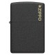Zippo Lighter 236ZL Classic Black Crackle® Zippo Logo
