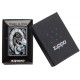 Zippo Lighter 29854 Skull Clock Design