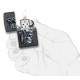 Zippo Lighter 29863 Wolf Skull Feather Design
