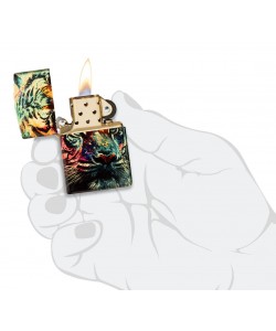 Zippo Lighter 46145 Tiger Design