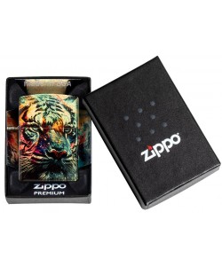 Zippo Lighter 46145 Tiger Design