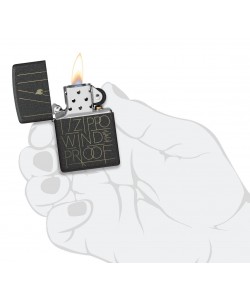 Zippo Lighter 46172 Line Art Zippo Design