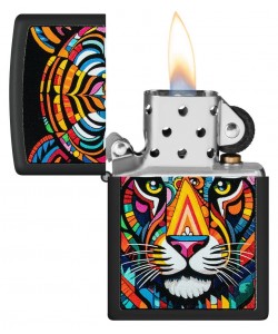 Zippo Lighter 46235 Tiger Stripes Design