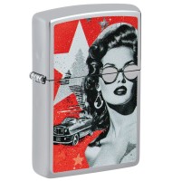 Zippo Lighter 46239 Glam Glasses Design