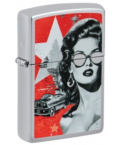 Zippo Lighter 46239 Glam Glasses Design